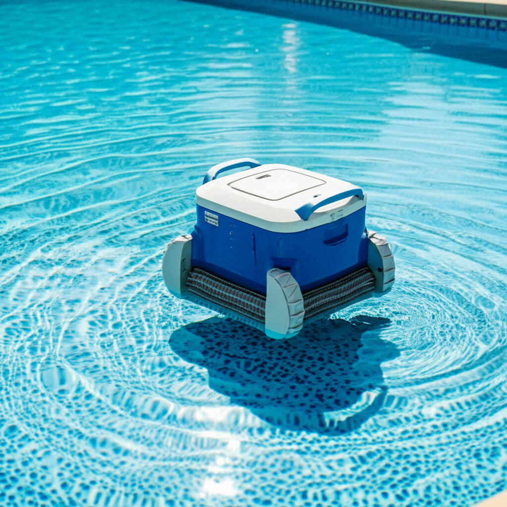 – Generate a high-quality, relevant image prompt for: Pool Cleaning Services: Best & Effortless Care