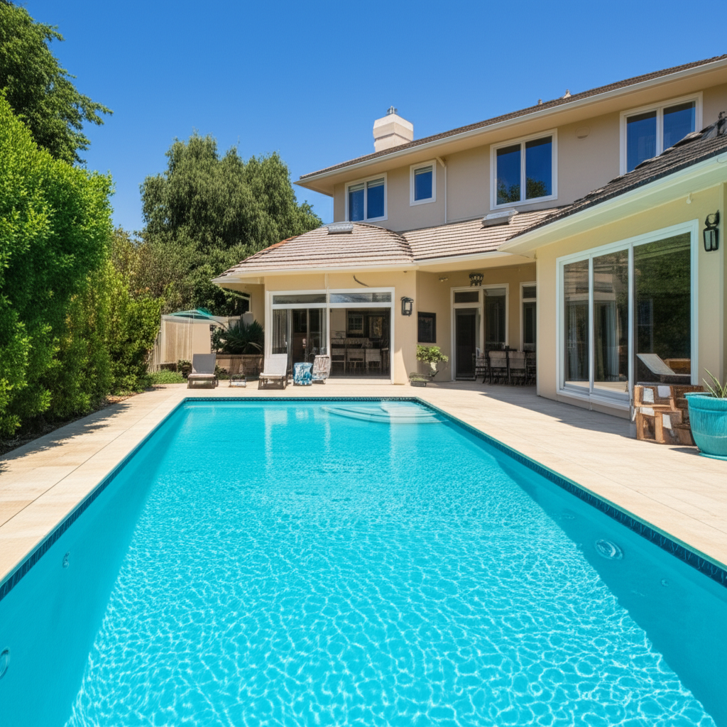 – Generate a high-quality, relevant image prompt for: Pool Home Value: Unlock Your Best Investment
