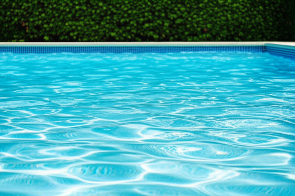 – Generate a high-quality, relevant image prompt for: Saltwater Pool: Flawless Salt Cell Care Guide