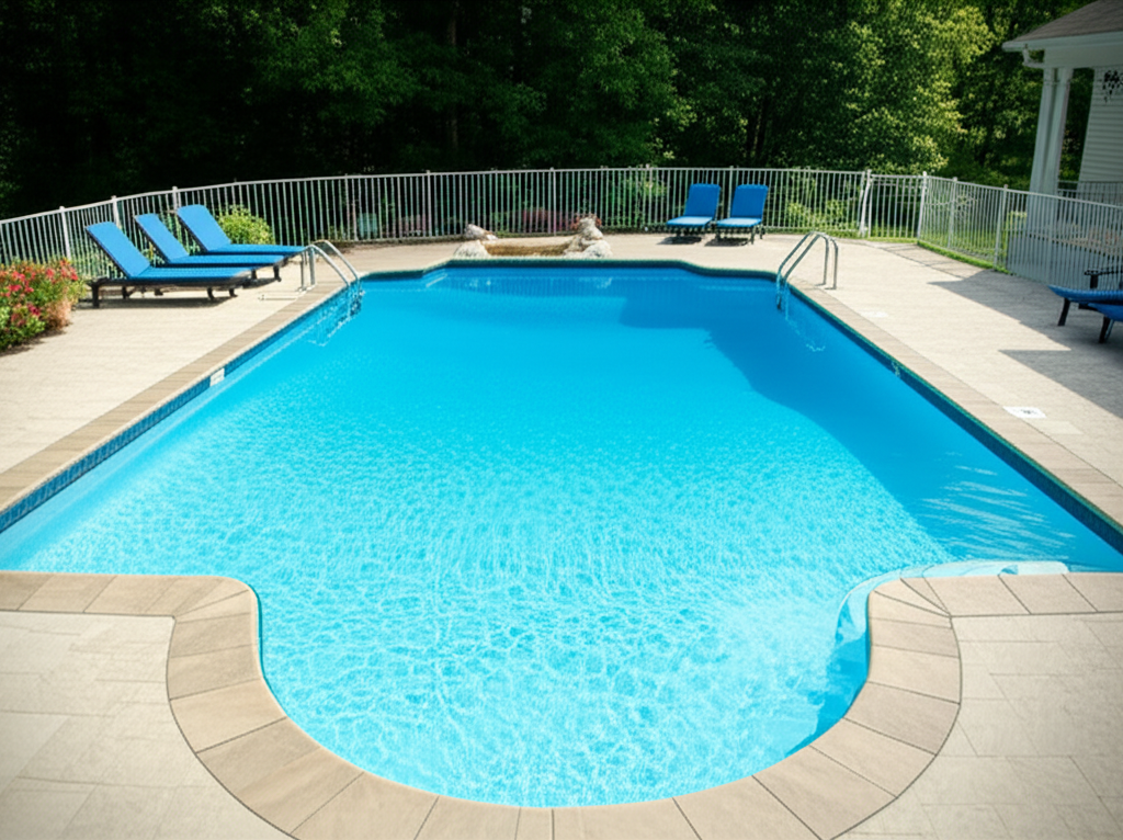 – Generate a high-quality, relevant image prompt for: Pool Liability: Essential Homeowners Insurance