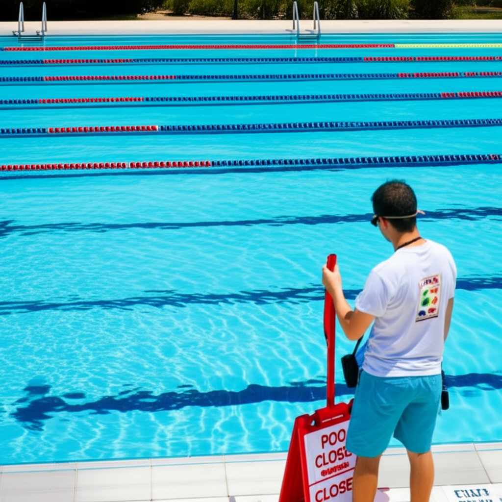 – Generate a high-quality, relevant image prompt for: Cryptosporidium: Essential Pool Fecal Accident