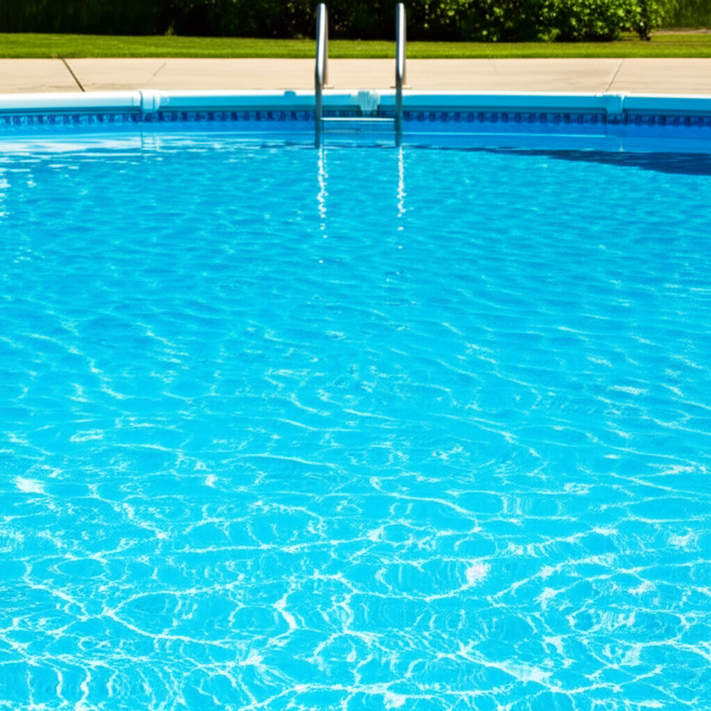 – Generate a high-quality, relevant image prompt for: Vinyl Liner: Ultimate Easy Pool Maintenance Gu