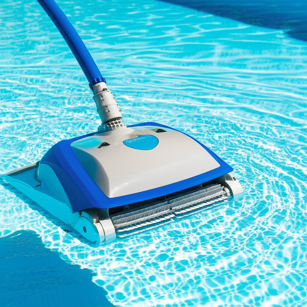 – Generate a high-quality, relevant image prompt for: Pressure-Side Cleaner: Ultimate Effortless Poo