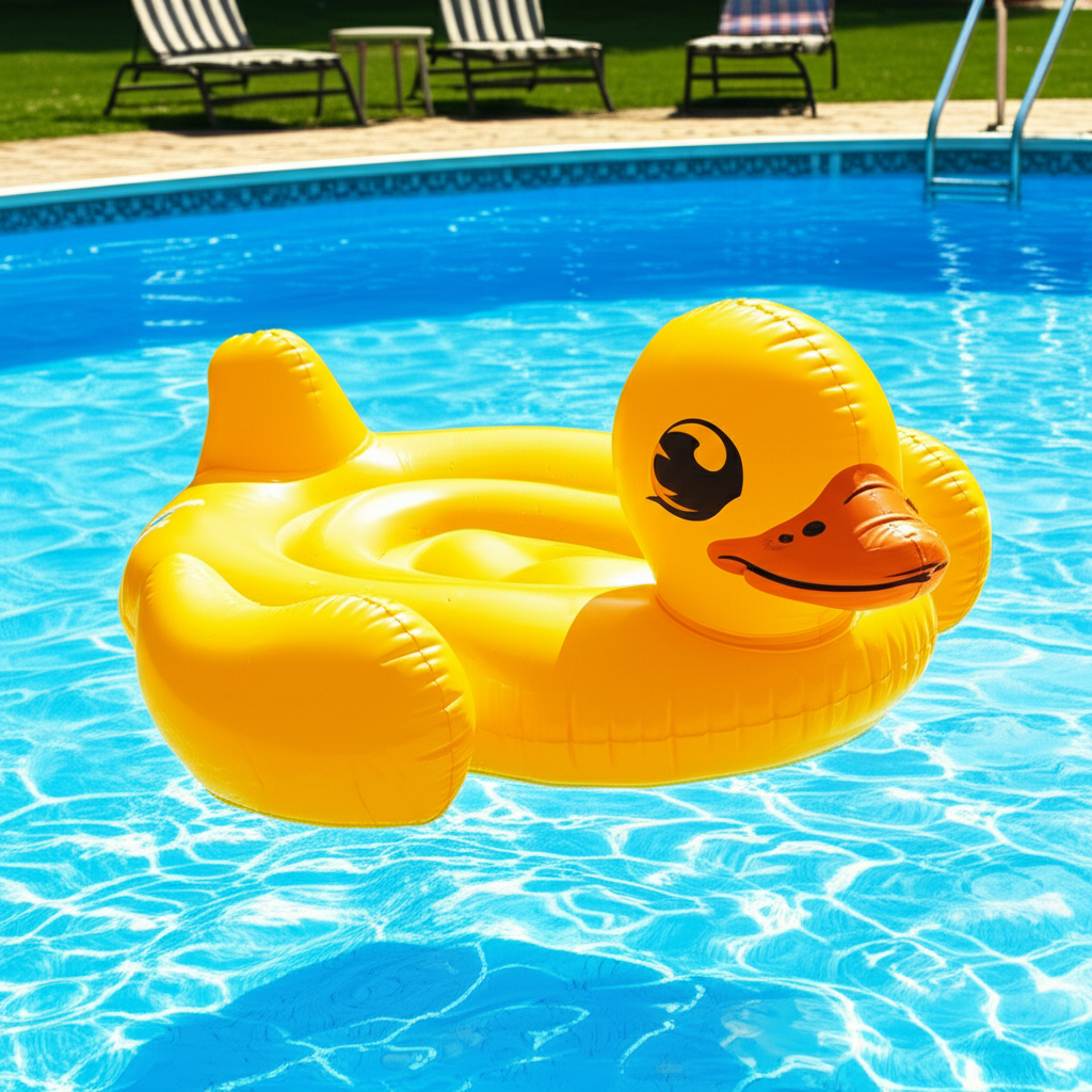 – Generate a high-quality, relevant image prompt for: New Pool Owner: Effortless Pool Care Basics–