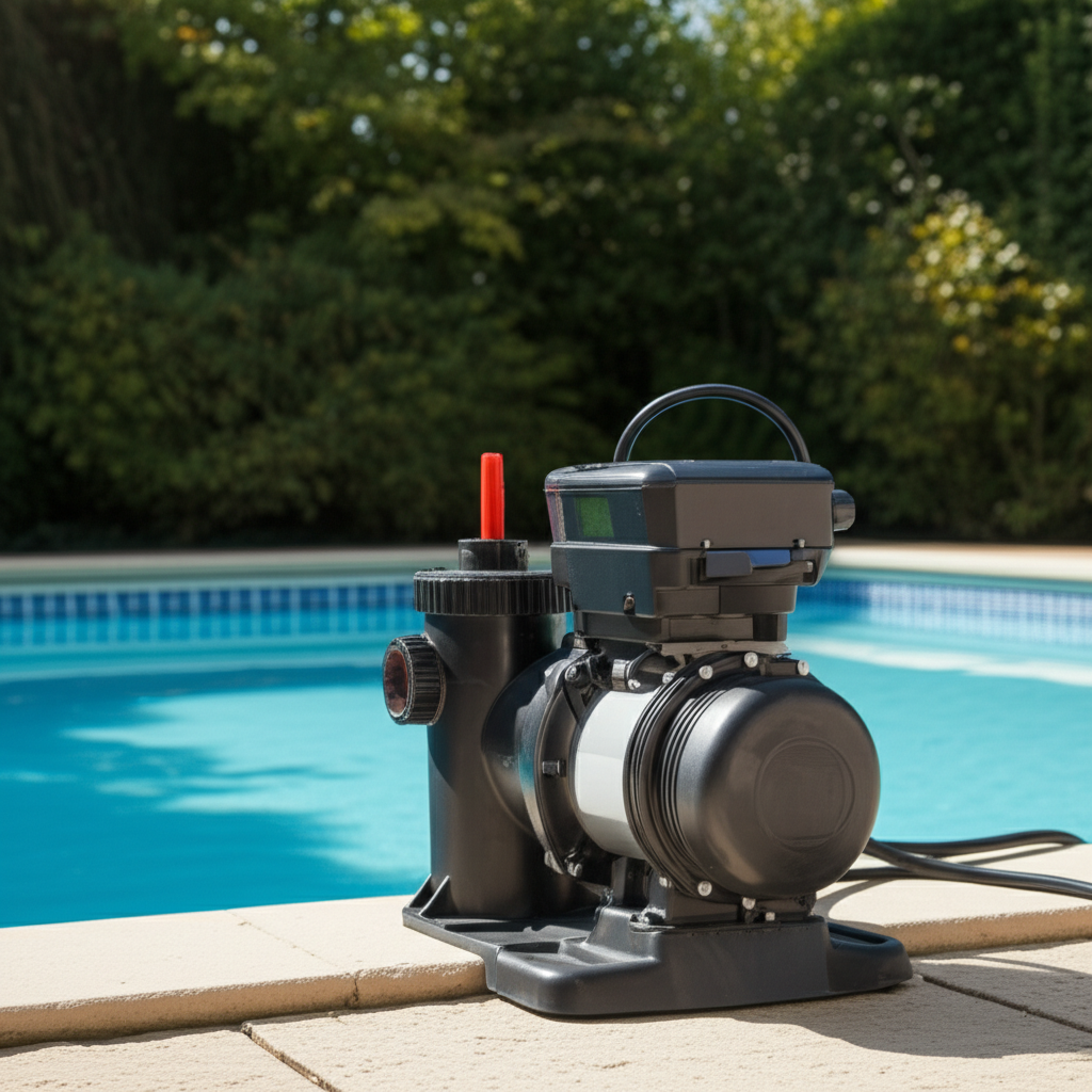 – Generate a high-quality, relevant image prompt for: Variable Speed Pump: Unbeatable Energy Savings