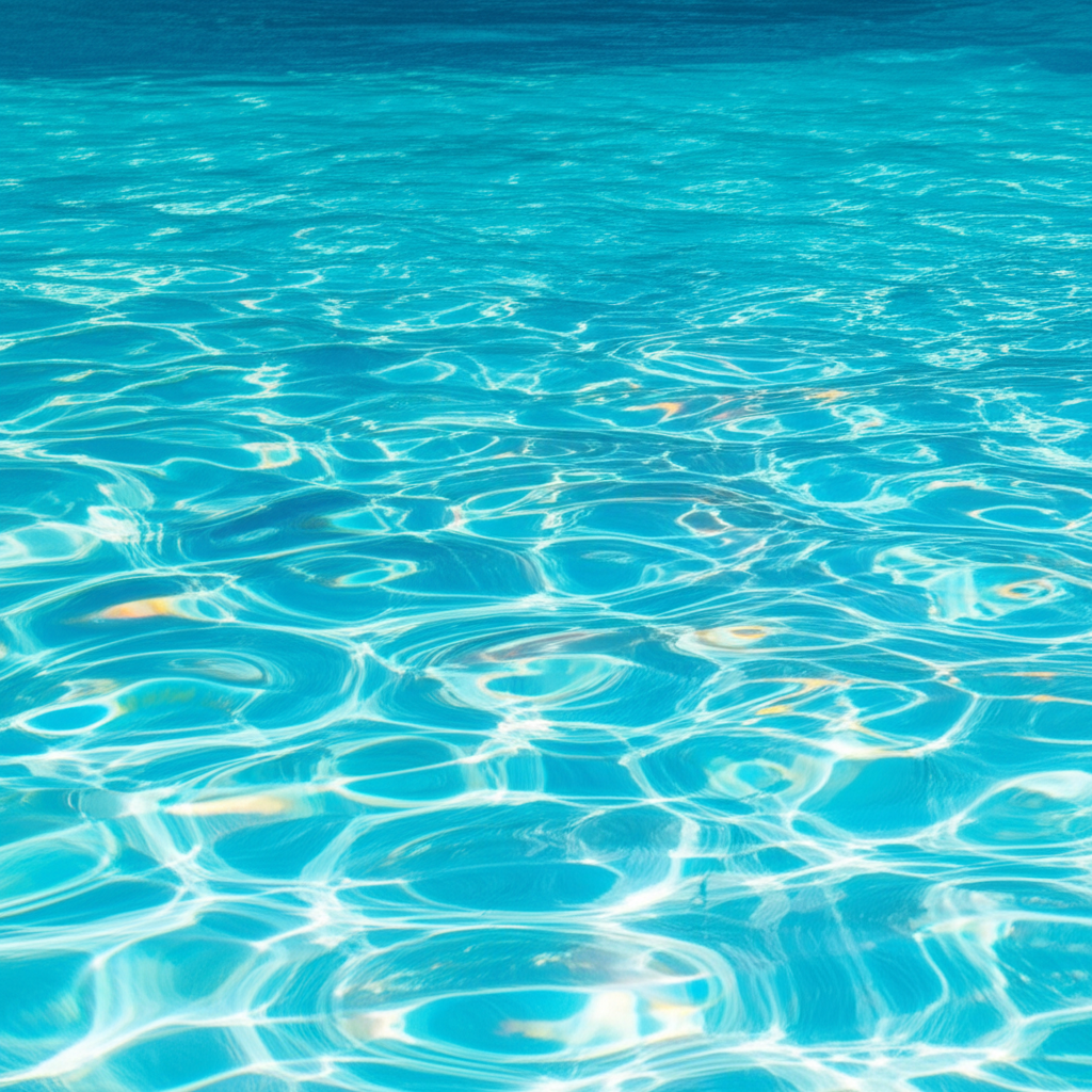 – Generate a high-quality, relevant image prompt for: Pool Enzymes: Stunning, Effortless Water Care