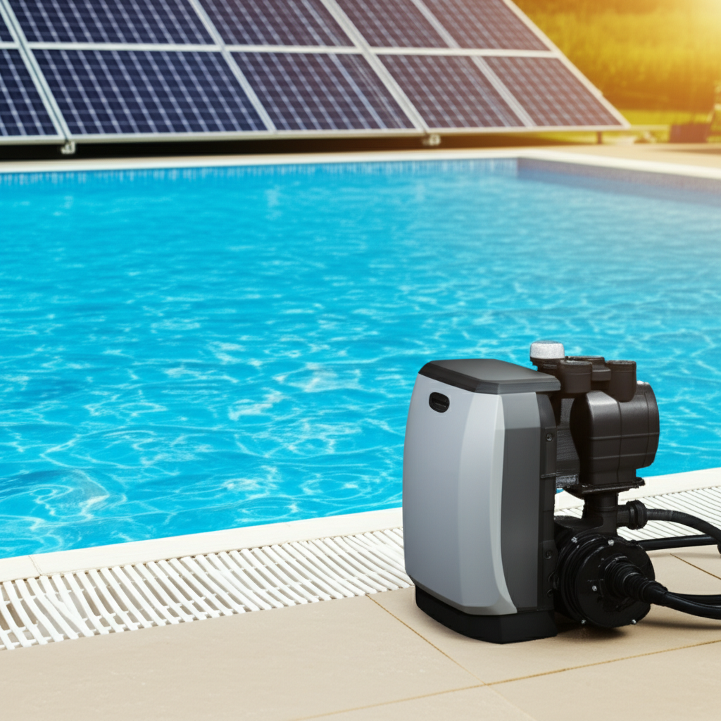 – Generate a high-quality, relevant image prompt for: Pool Energy Efficiency: Ultimate Savings– do