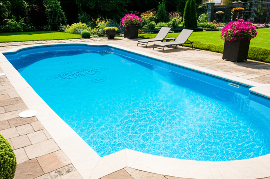 – Generate a high-quality, relevant image prompt for: Pool Build Time: Ultimate Guide to Quick Const