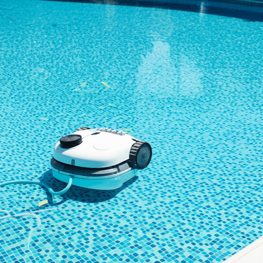 – Generate a high-quality, relevant image prompt for: Pool Care Errors: Avoid Costly Mistakes Effort