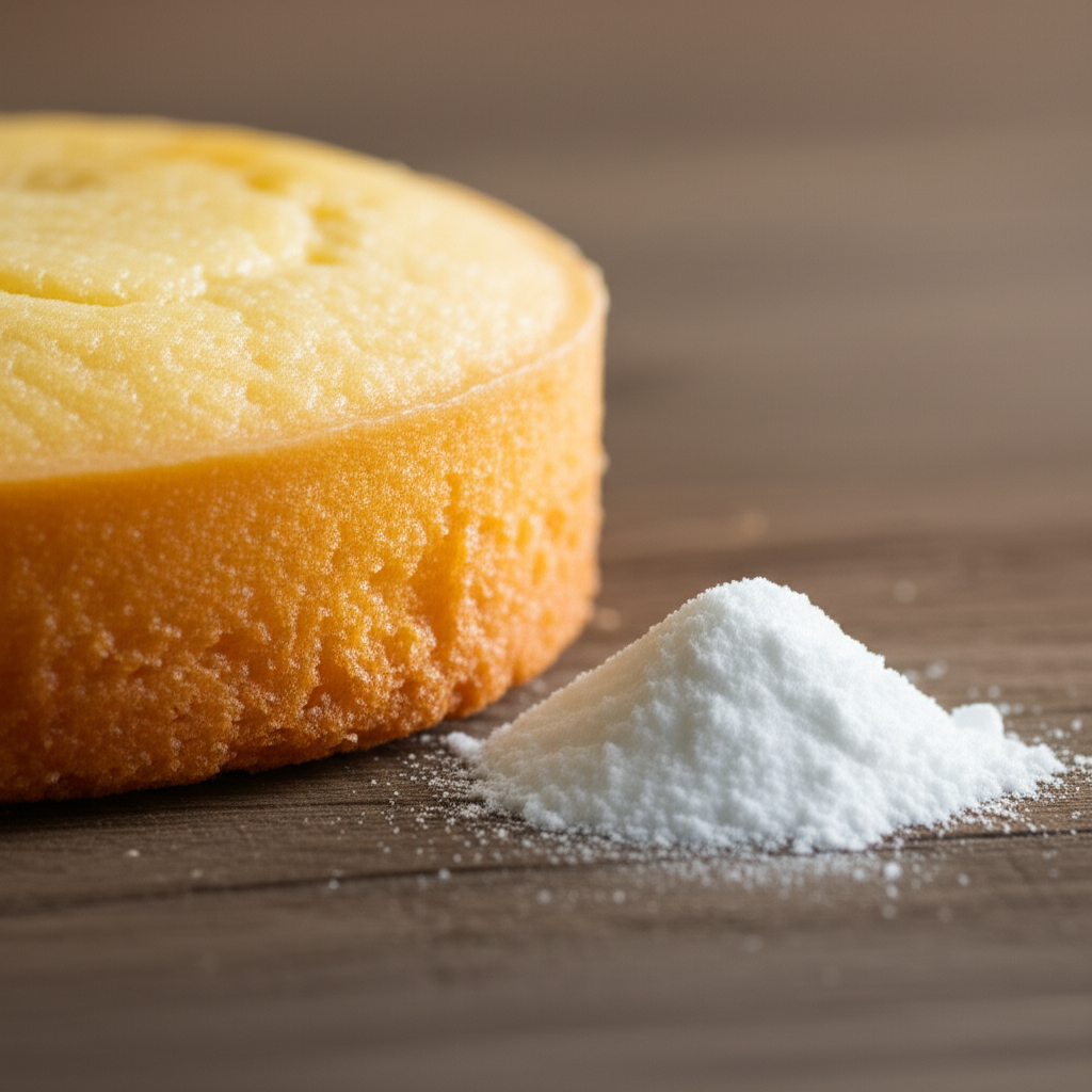 – Generate a high-quality, relevant image prompt for: Raising TA: Effortless Baking Soda Fix– do n