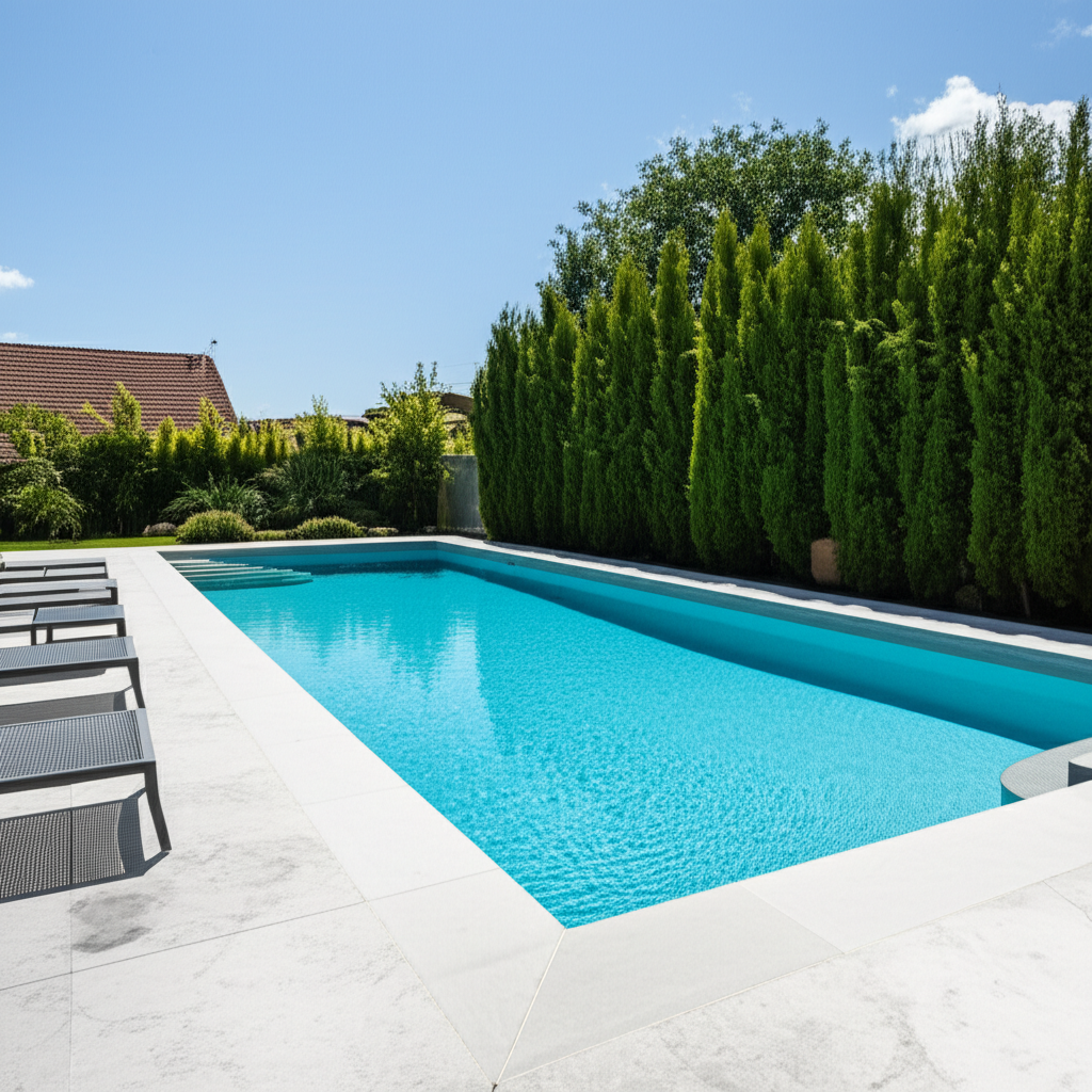 &ndash; Generate a high-quality, relevant image prompt for: Concrete Pool: Stunning, Effortless Care Guide