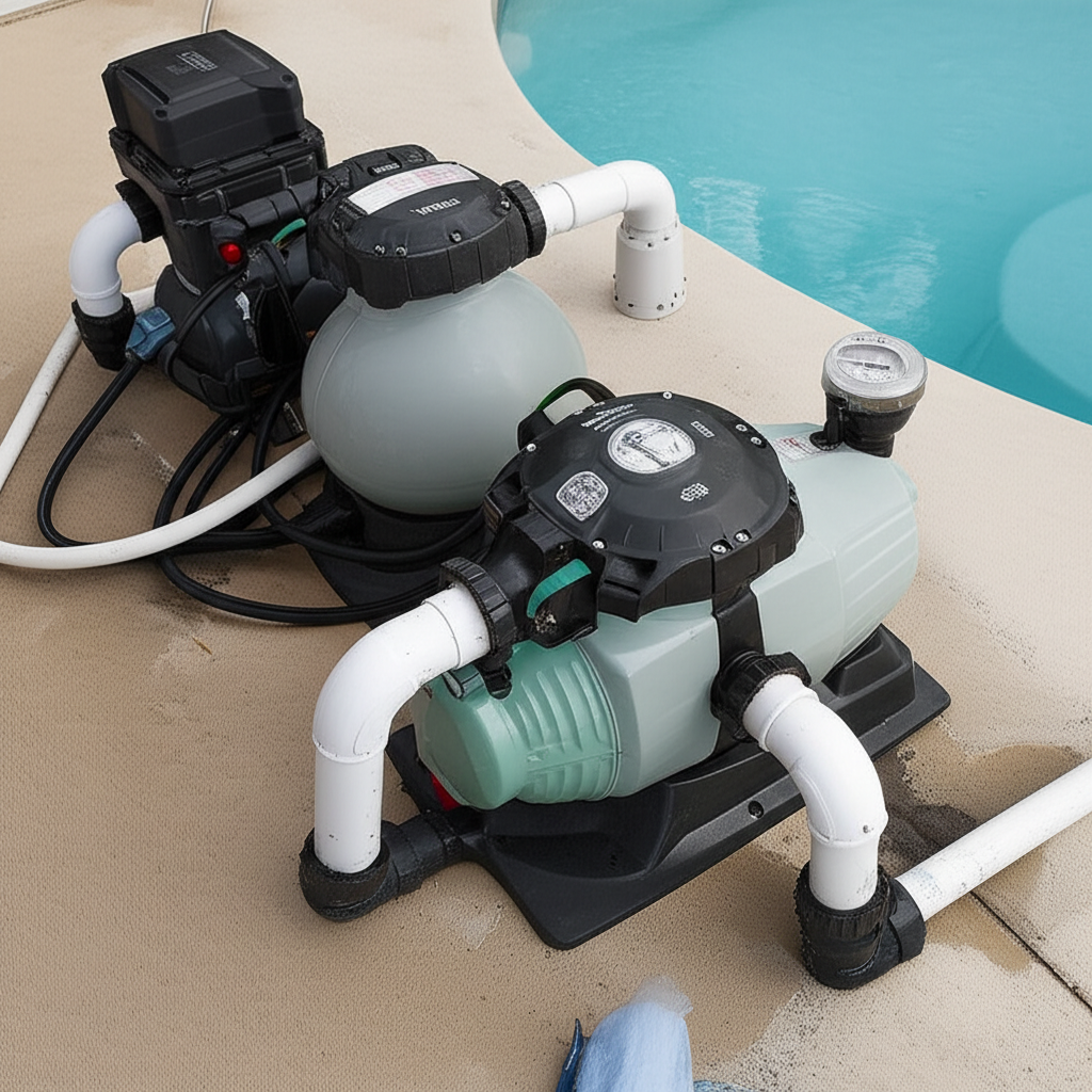 &ndash; Generate a high-quality, relevant image prompt for: Pool Pump Care: Expert Tips for Effortless Mai