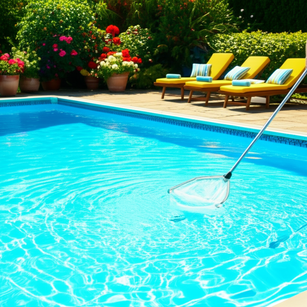 &ndash; Generate a high-quality, relevant image prompt for: Pool Opening: Stunning & Easy Summer Prep&ndash; d