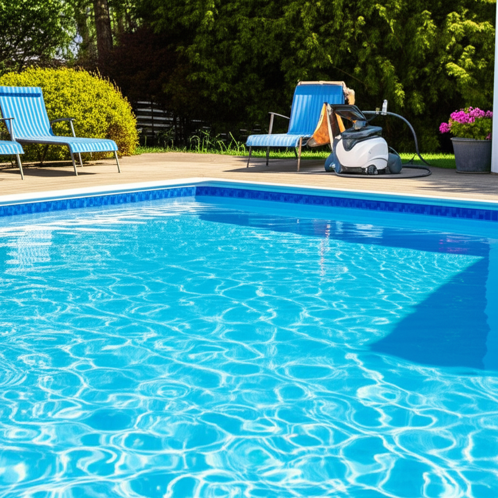 – Generate a high-quality, relevant image prompt for: Pool Service Cost: Unlock Smart Savings– do