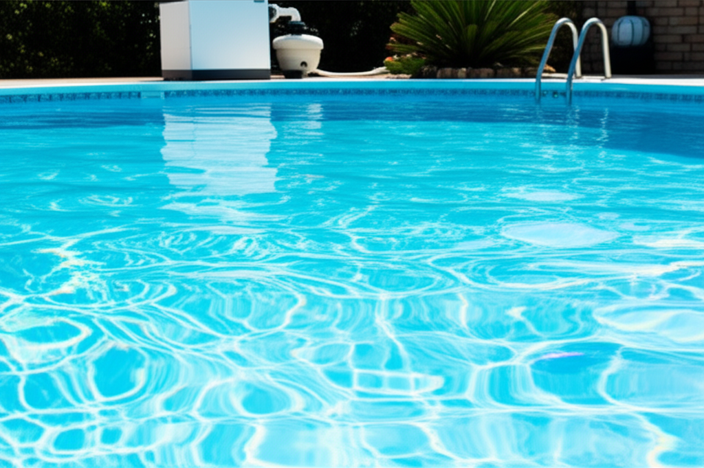 – Generate a high-quality, relevant image prompt for: Salt Water Chlorinators: Ultimate, Best Pool C