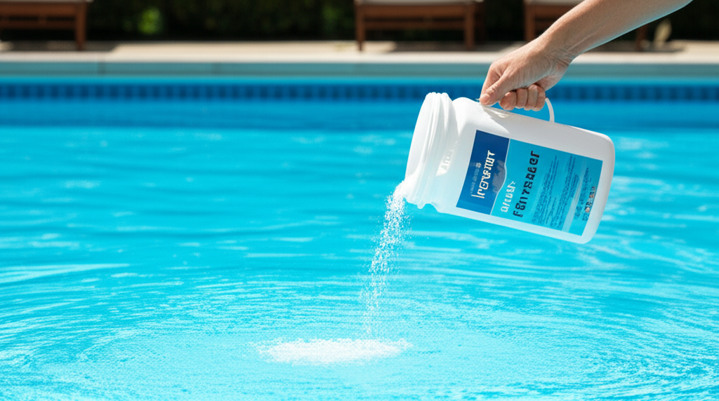 – Generate a high-quality, relevant image prompt for: pH Increaser: Effortless Guide to Balanced Poo