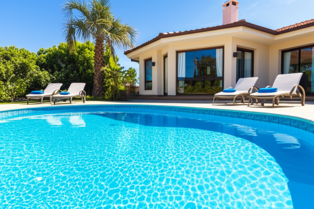 &ndash; Generate a high-quality, relevant image prompt for: Pool Loans: Smart & Easy Financing Solutions