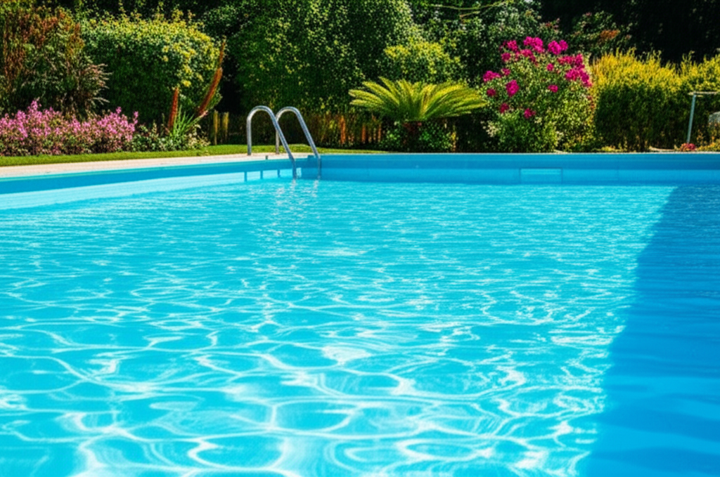 &ndash; Generate a high-quality, relevant image prompt for: Energy Efficient Pools: Unlock Ultimate Saving