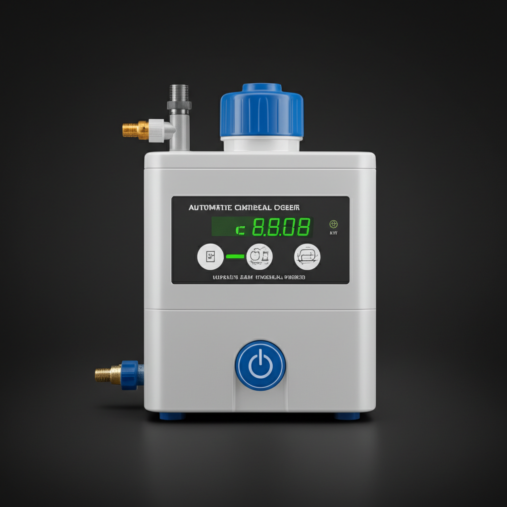 &ndash; Generate a high-quality, relevant image prompt for: Automatic Chemical Doser: Ultimate Easy Chemic