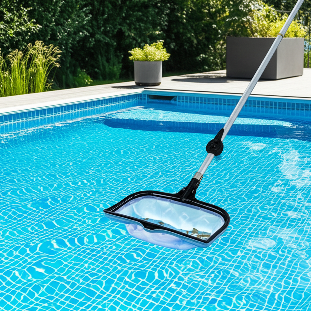 &ndash; Generate a high-quality, relevant image prompt for: Pool Pole: Must-Have Effortless Cleaning&ndash; do