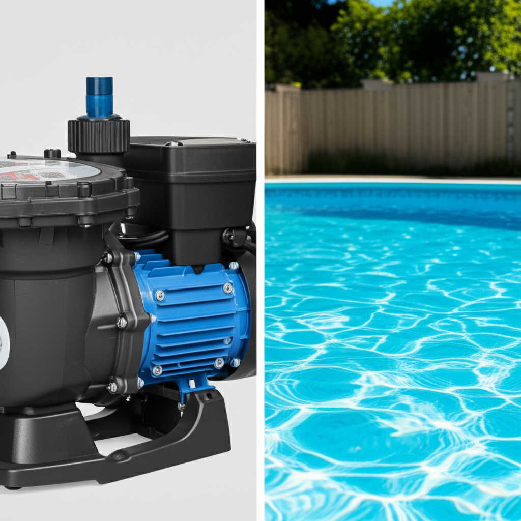 &ndash; Generate a high-quality, relevant image prompt for: Pool Pump Sizing: Expert, Effortless Flow Rate