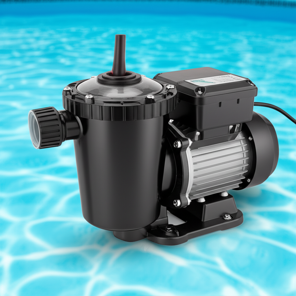 &ndash; Generate a high-quality, relevant image prompt for: New Pool Pump: Essential Filter Upgrade, Effor