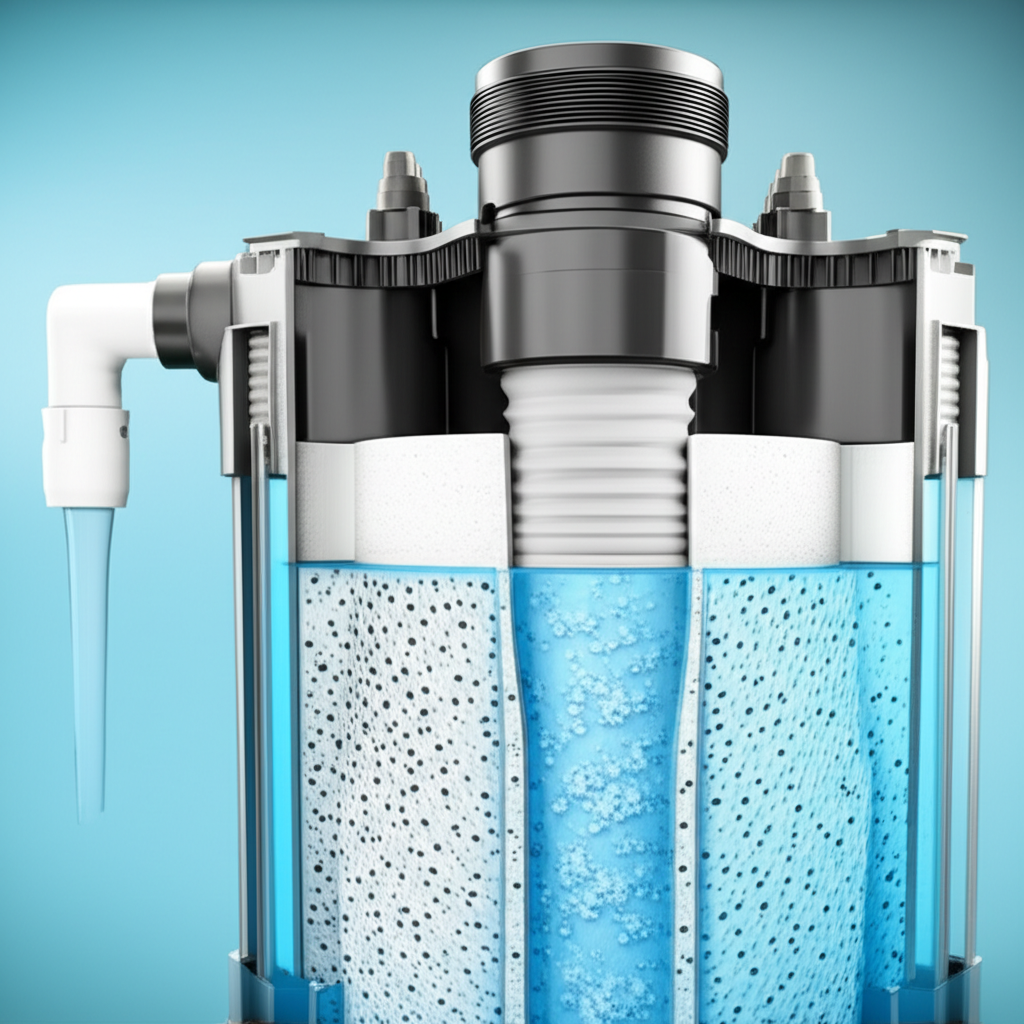 – Generate a high-quality, relevant image prompt for: Diatomaceous Earth Filter: Stunning Results, E