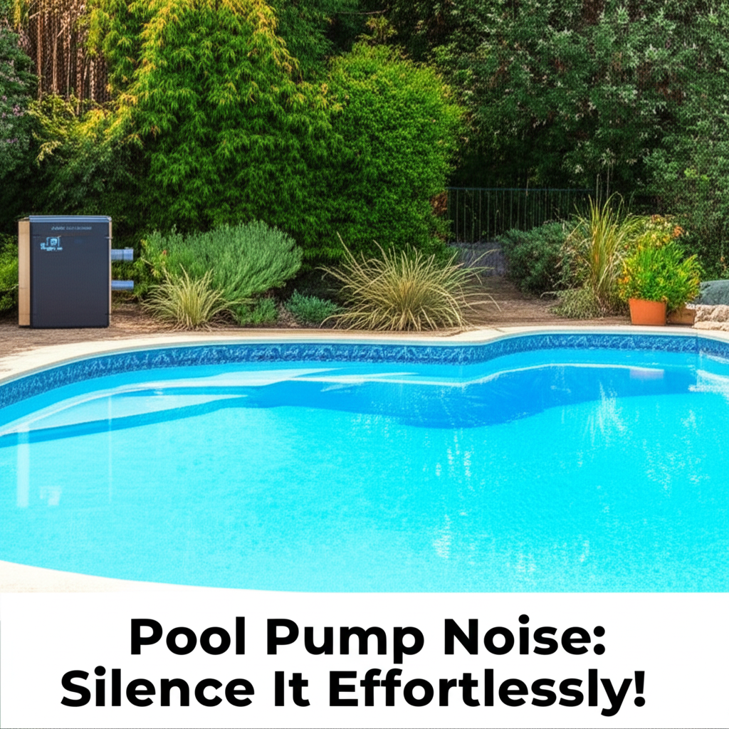 &ndash; Generate a high-quality, relevant image prompt for: Pool Pump Noise: Silence It Effortlessly!&ndash; d