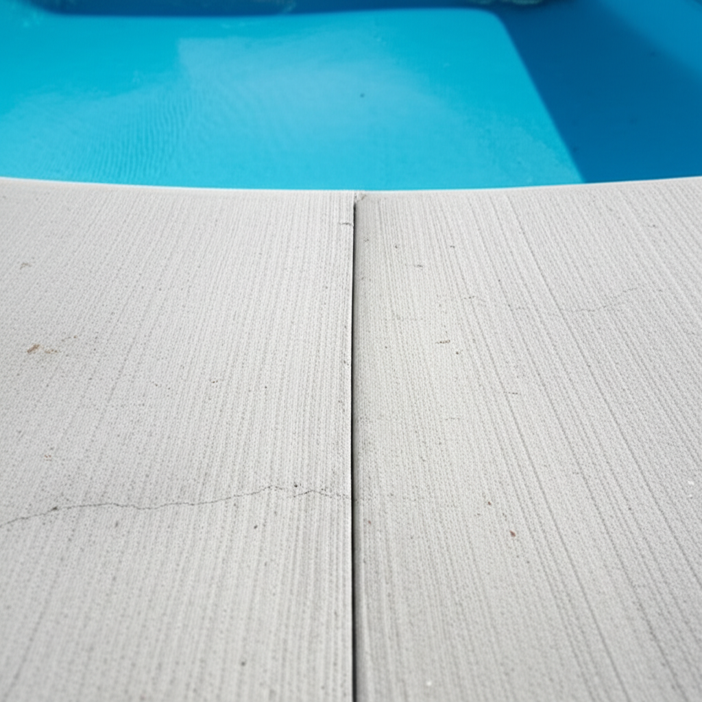 &ndash; Generate a high-quality, relevant image prompt for: Concrete Pool Crack Repair: Ultimate Flawless
