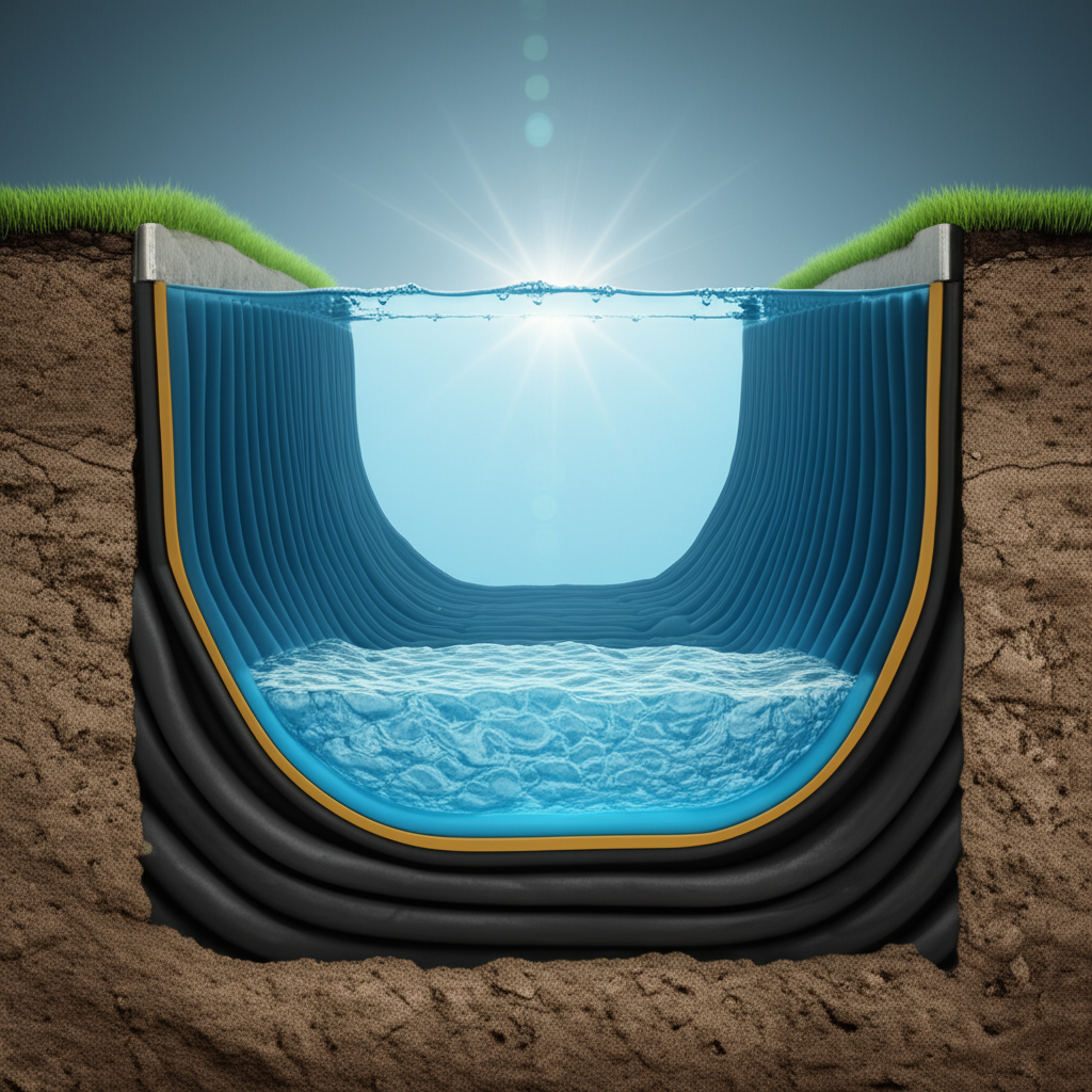 &ndash; Generate a high-quality, relevant image prompt for: Liner Floating Solved: Avoid Costly Ground Wat