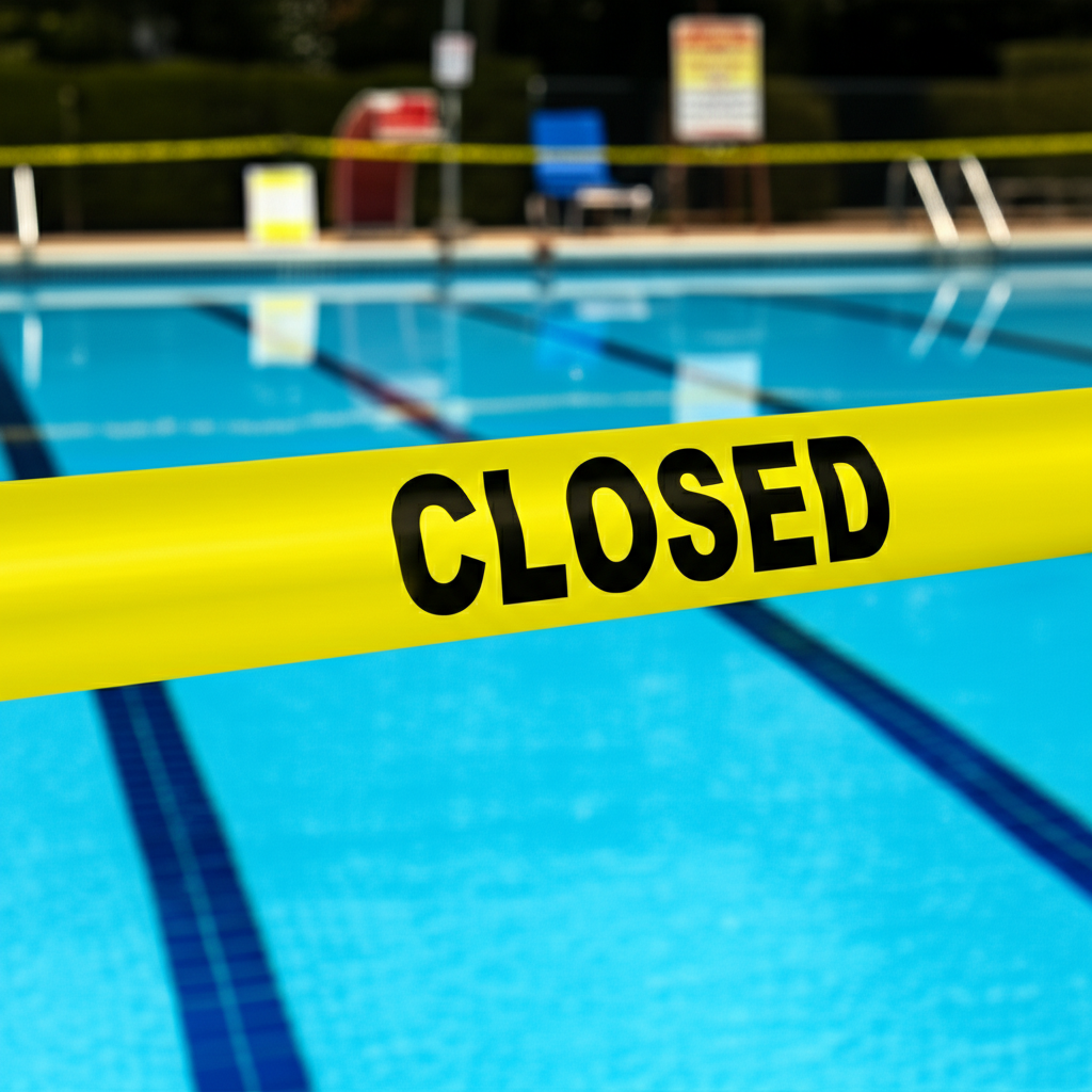 &ndash; Generate a high-quality, relevant image prompt for: Fecal Contamination: Urgent Pool Safety Protoc